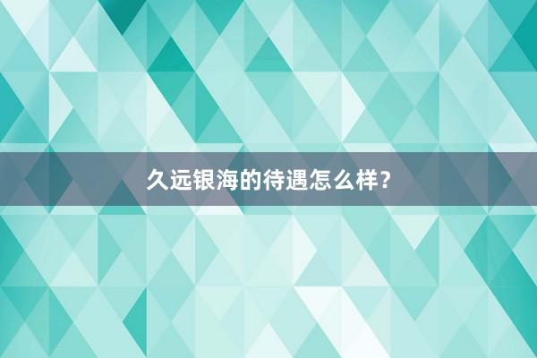 久远银海的待遇怎么样？
